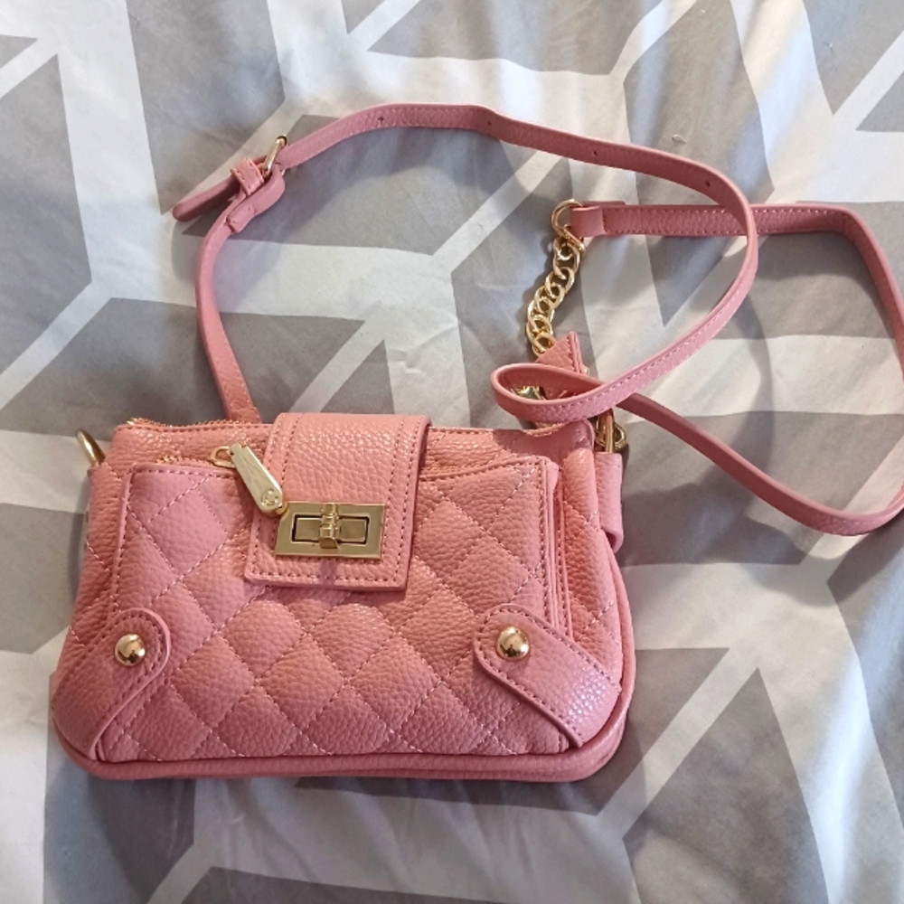Charming Charlie Pink Crossbody
